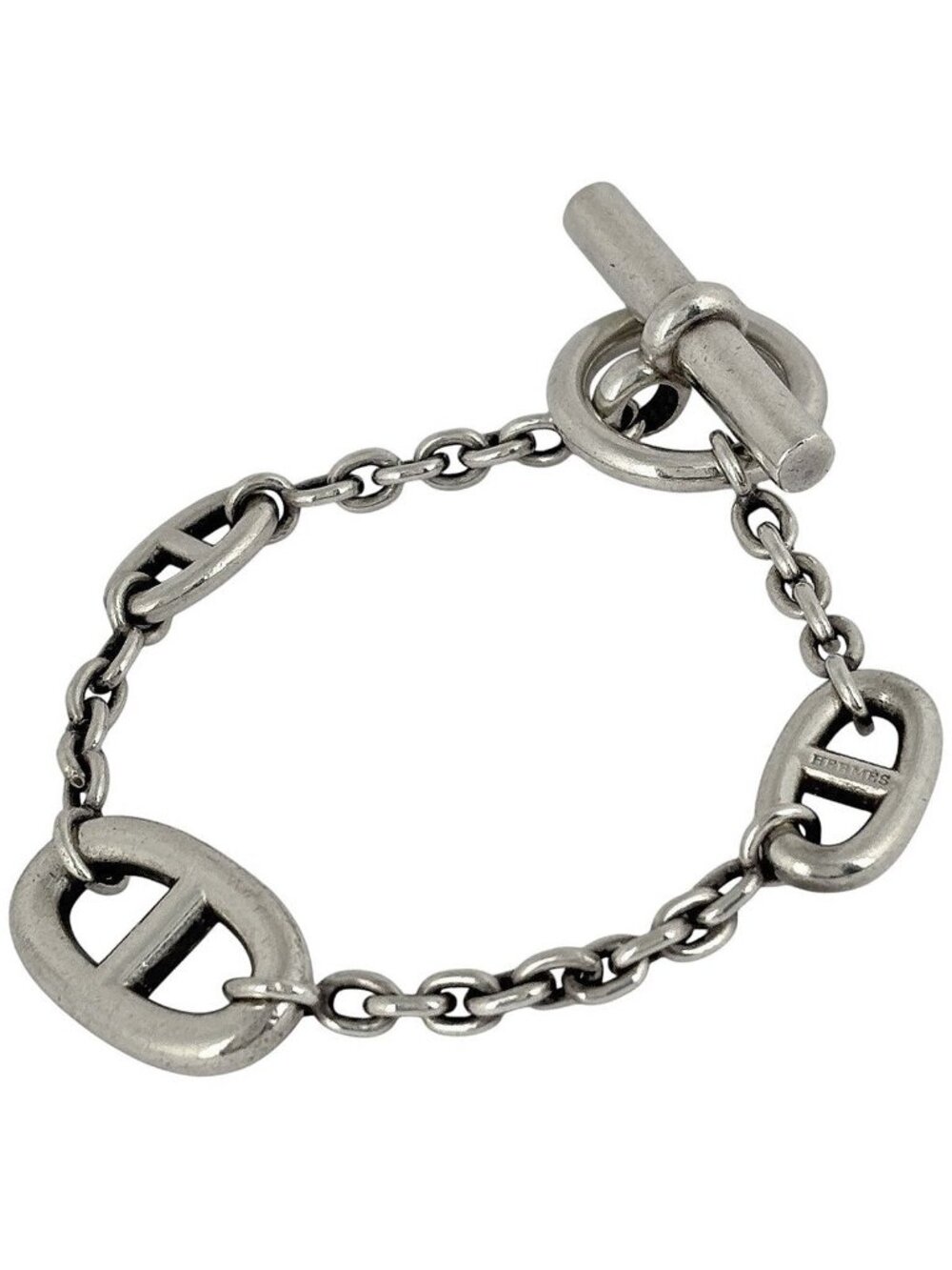 Hermes Farandole Multi Bracelet Chaine D'Ancre 925 Sterling Silver